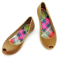 【最大30％OFF】ヴィヴィアンウエストウッド Vivienne Westwood パンプス アングロマニア オーブ メリッサコラボ 香り付き ブラウン×ゴールド系 レディース 中古
