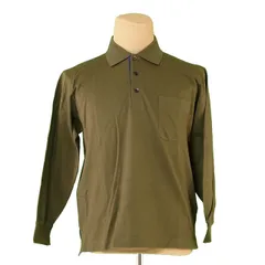 【最大30％OFF】ディオール Dior ポロシャツ 長袖 ♯Mサイズ カーキ レディース 中古