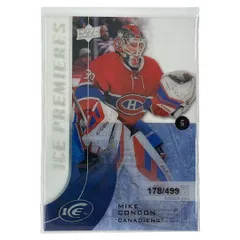 UPPER DECK NHLカード ICE MIKE CONDON CANADIENS /499 #189 送料無料 中古 IT1