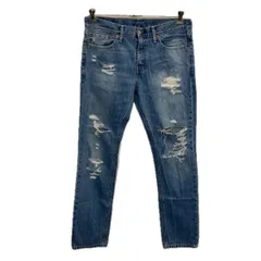 メキシコ製 Levi's 511 デニムパンツ W32 ライトブルー リーバイス ジップアップ アメカジ ジーンズ デニム コットン 2512-346