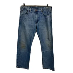 Levi's 569 デニムパンツ W36 ライトブルー リーバイス ジップアップ アメカジ ジーンズ デニム コットン 2512-347