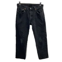 Levi's 550 デニムパンツ W36 ブラック リーバイス ジップアップ アメカジ ジーンズ デニム コットン 2512-384