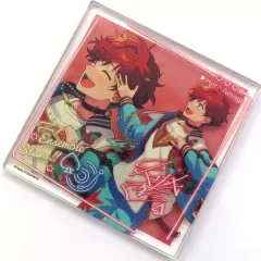 【中古】アクリルスタンド・アクリルパネル 天城一彩 記念アクリルブロック(スクエア) 「あんさんぶるスターズ!!」 中国7周年記念グッズ