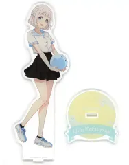 【中古】アクリルスタンド・アクリルパネル 葛城リーリヤ 描き下ろし ボウリングシャツver. 特大アクリルスタンド 「学園アイドルマスター×ROUND1」