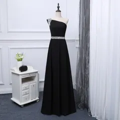 カラードレス 黒 赤 カクテルドレス フォーマルドレス ロングドレス パーティードレス 演奏会 発表会 イブニングドレス ブラック ファスナ