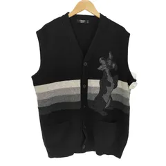 ヒストリーアイスバーグ HISTORY ICEBERG イタリア製 キャラクター刺繍ニットベスト メンズ JPN：L 