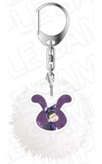 【新品】キーホルダー 一松(バニーボーイ ver.) ファー付きホログラムキーホルダー 「おそ松さん」