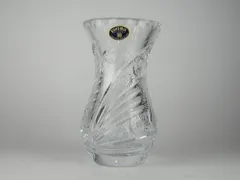 【未使用展示品】BOHEMIAボヘミアグラス ミニ花瓶 クリスタル