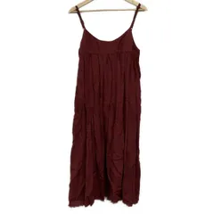 nest Robe(ネストローブ) ワンピース レディース - ボルドー キャミワンピ/ロング
