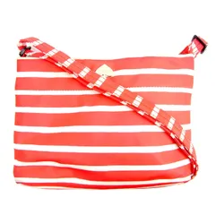 【最大30％OFF】ケイトスペード Kate Spade ショルダーバッグ ボーダー ピンク×ホワイト レディース 中古