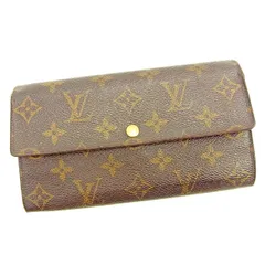 【最大30％OFF】ルイ・ヴィトン LOUIS VUITTON 長財布 モノグラム ポシェットポルトモネクレディ ブラウン レディース 中古