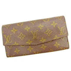 【最大30％OFF】ルイ・ヴィトン LOUIS VUITTON 長財布 モノグラム 旧ポシェットポルトモネクレディ ブラウン レディース 中古