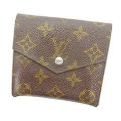 【最大30％OFF★ウィンターセール】ルイ・ヴィトン LOUIS VUITTON 二つ折り財布 モノグラム ボルトモネビエ（旧タイプ） ブラウン レディース 中古
