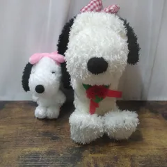 ピーナッツ  ぬいぐるみ   スヌーピー2体セット  Q973