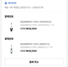 SEVENTEEN BE@RBRICK(ベアブリック) キーホルダー 100% ウォヌ(WONWOO) ミンギュ(MINGYU)