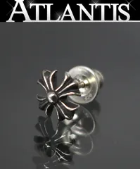 CHROME HEARTS 銀座店 クロムハーツ 新品 インボイス付き #2 CHプラス スタッド ピアス メンズ シルバー SV925 101301