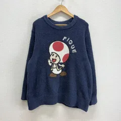 gelato pique ジェラートピケ PWNT225104 スーパーマリオ ジャガードプルオーバー キノピオ F 10130959