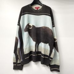 中古】Supreme 25SS Damien Hirst Sweater サイズL ブルー×ブラック