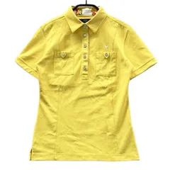 サイズ：S CALLAWAY キャロウェイ  半袖ポロシャツ  イエロー系 [240101549995] ゴルフウェア レディース ストスト