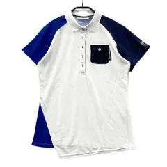 サイズ：L FILA GOLF フィラゴルフ  半袖ポロシャツ  ホワイト系 [240101551703] ゴルフウェア レディース ストスト