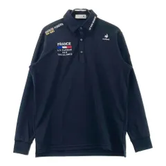 サイズ：LL LE COQ GOLF ルコックゴルフ  長袖ポロシャツ  ブラック系 [240101589079] ゴルフウェア メンズ ストスト