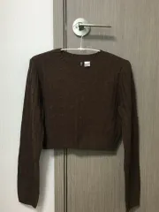 H&M ブラウン ニット