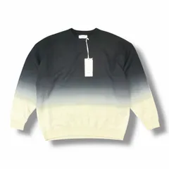 参考上代44000円 未使用 Graphpaper 25AW GradientDyedWool C/N Knit グラデーションウールニット セーター グラフペーパー GU253-80492 ネイビー 3 （4216M）のサムネイル