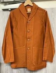HOUSTON / ヒューストン オレンジ ワークジャケット  表記サイズ36R Mサイズ相当