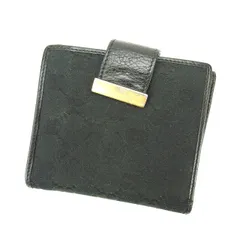 【最大30％OFF】グッチ GUCCI 二つ折り財布 GG柄 ブラック レディース 中古
