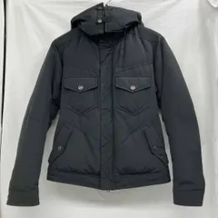 MARITHE + FRANCOIS GIRBAUD/マリテフランソワジルボー/ダウンシ”ャケット/ブラック／内側チェック柄