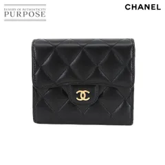 CHANELシャネル⭐︎ラムスキン⭐︎マトラッセ⭐︎クラッシックスモールフラップ⭐︎財布 CHANEL クラシック スモールフラップウォレット ラムレザー (CHANEL