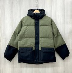 BARNEYS NEWYORK ダウンジャケット カーキ ブラック M - メルカリ