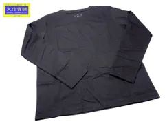 MUJI 無印良品 クルーネック 長袖Tシャツ 天竺編み 黒 レディースM 未使用品 【送料無料】 A-9041【質屋出品】