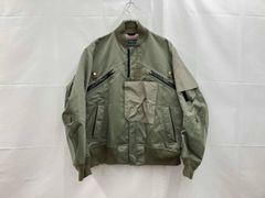 サイズ 4 SACAI x ACRONYM ボンバージャケット MA-1 カーキ - メルカリ