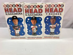 現状品 ①中村紀洋 タフィ・ローズ BOBBLE HEAD 首振り人形 近鉄バッファローズ まとめ売り