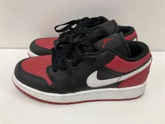 NIKE ナイキ スニーカー 553560-066 Air Jordan 1 Low Bred レッド&ブラック 23.0cm