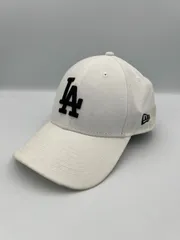 ■NEW ERA（ニューエラ） LA ロサンゼルス・ドジャース 9FORTY キャップ ホワイト × ブラックロゴ