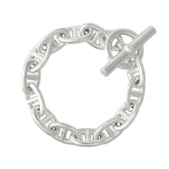 エルメス ブレスレット シェーヌダンクルTGM 13コマ SV925シルバー HERMES ジュエリー