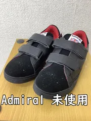 Admiral アドミラル タグ付き未使用 黒合皮スニーカー WEMBLEY MAGIC サイズ25.0cmのサムネイル