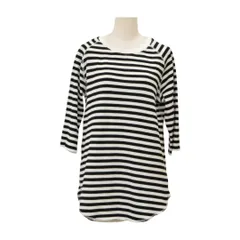 フリークスストア FREAK'S STORE カットソー ボーダー ワッフル ブラック ホワイト サイズ FREE レディース F-M13776