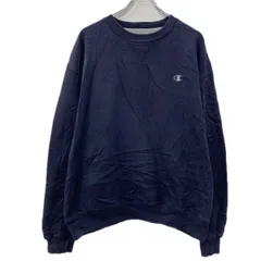 Champion ロゴスウェット トレーナー L ネイビー チャンピオン プルオーバー 刺繍ワンポイント 無地スウェット スウェット 秋物 a712-6195