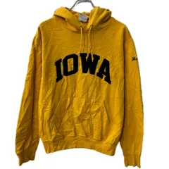 Champion ロゴスウェット パーカー S イエロー チャンピオン フーディー プルオーバー トップス 秋物 a712-6227