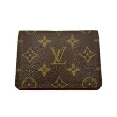 【最大30％OFF★ウィンターセール】ルイ・ヴィトン LOUIS VUITTON パスケース モノグラム ポルト2カルトヴェルティカル ブラウン レディース 中古