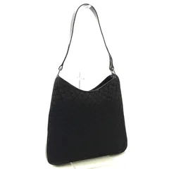 【最大30％OFF★ウィンターセール】バリー BALLY ショルダーバッグ キルティング Bマーク金具付き ブラック×シルバー レディース 中古