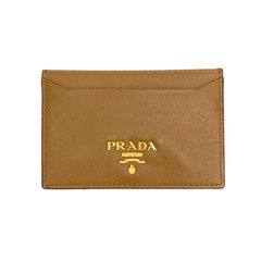 PRADA サフィアーノ 本革 レザー カードケース 名刺入れ ピンク - メルカリ