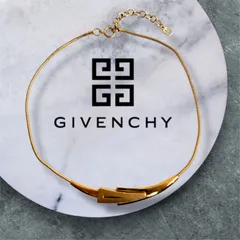 ジバンシィ GIVENCHY  PARIS • NEW YORK 1978 ネックレスペンダントゴールド メッキ ジュエリー アクセサリー  スネークチェーン ジバンシー ヴィンテージ