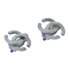 【最大30％OFF★ウィンターセール】シャネル CHANEL イヤリング ココマーク ヴィンテージ シルバー レディース 中古