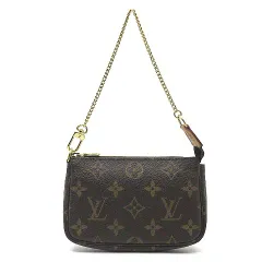 ルイヴィトン LOUIS VUITTON モノグラム ミニ ポシェット アクセソワール アクセサリーポーチ M58009