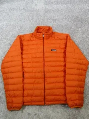 パタゴニア メンズ 軽量ダウン オレンジ