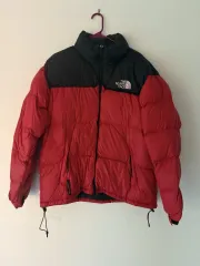 17FW ザノースフェイス ヌプシ 700 ダウン レッド/ブラック